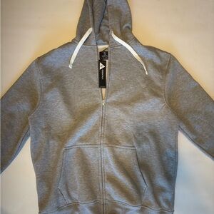 Men’s Essentials Zip Up Hoodie - Size 3XL - Gray